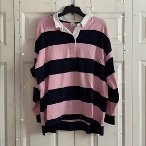H&M Slub Jersey Rugby Shirt